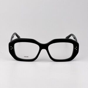 Celine 3 DOTS CL50156I Eyeglasses – Black Rectangle Frame | Model 001